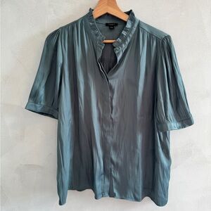 Ann Taylor Factory - Blue Blouse - Size L